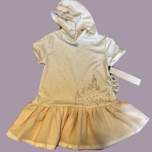 Girls blouse Disneyland castle Swarovskis